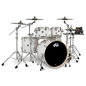 Bateria DW Performance Series  4 peças Shell Pack - White Marinte