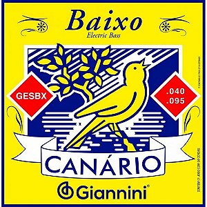 Encordoamento Para Contrabaixo 4 Cordas .040 Giannini GESBX G [F002]