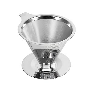 Coador De Café Filtro Reutilizável Em Aço Inox 103