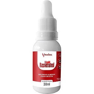 Liquid Resveratrol Gotas Invebra 30ml - Vegano