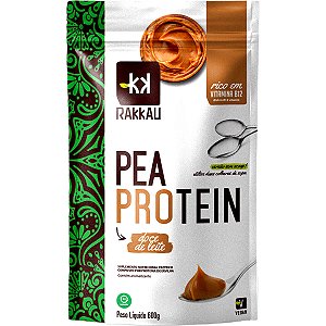 Pea Protein Doce Leite Vegano Rakkau 600g Proteína Ervilha