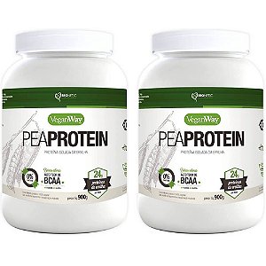 Kit 2 Pea Protein Natural VeganWay 900g - Proteína Vegana