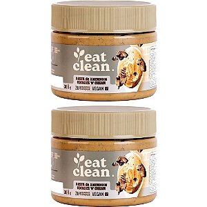 Kit 2 Pasta de Amendoim Cookies Eat Clean 300g - Vegano