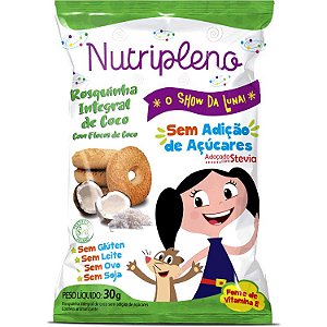 Rosquinha Sem Açúcar Coco Show Da Luna Nutripleno 30g