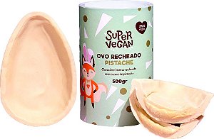 Ovo de Páscoa Vegano Recheado Pistache Super Vegan 500g