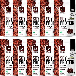 Kit 10 Soy Protein Café Rakkau 600g - Vegano - Proteína