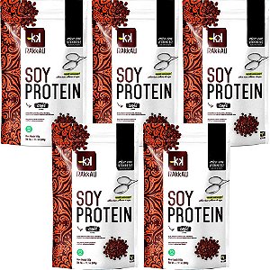 Kit 5 Soy Protein Café Rakkau 600g Vegano - Proteína de Soja
