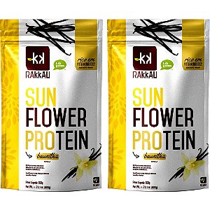 Kit 2 Sun Flower Protein Baunilha Rakkau 600g - Vegano