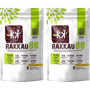 Kit 2 Rakkau 88 Baunilha Rakkau 907g - Vegano - Proteína