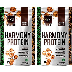 Kit 2 Harmony Protein Cookies Rakkau 600g Vegano - Proteína