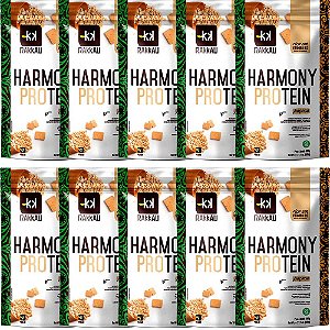 Kit 10 Harmony Protein Paçoca Rakkau 600g Vegano - Proteína
