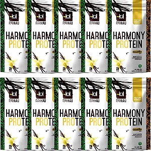 Kit 10 Harmony Protein Baunilha Rakkau 600g Vegano Proteína