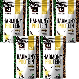 Kit 5 Harmony Protein Baunilha Rakkau 600g Vegano - Proteína