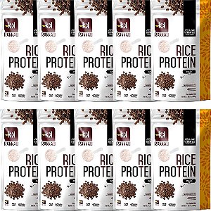 Kit 10 Rice Protein Café Rakkau 600g - Vegano - Proteína