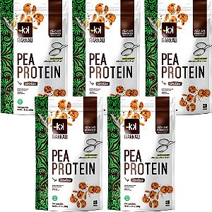 Kit 5 Pea Protein Cookies Rakkau 600g Vegano Proteína