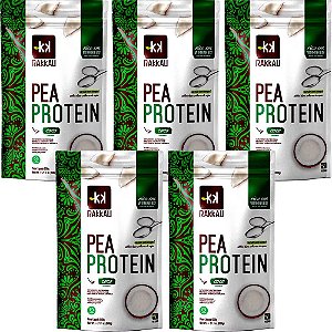 Kit 5 Pea Protein Coco Rakkau 600g Vegano Proteína Ervilha