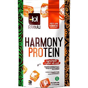 Harmony Protein Caremelo E Flor Sal Rakkau 600g - Vegano