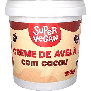 Creme de Avelã C/ Cacau Super Vegan 350g - Vegano