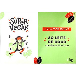 Chocolate ao Leite de Coco Super Vegan 1kg - Vegano