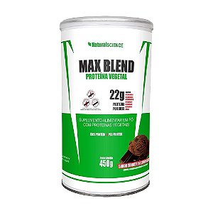 VAL: 30/05/2024 Proteína Vegana Max Blend Sorvete Chocolate Natural Science 450g