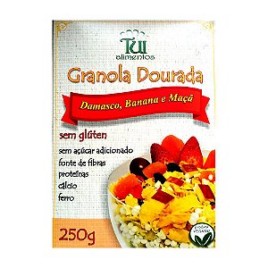 Granola Dourada Sem Glúten e S/ Açúcar Tui Alimentos 250g