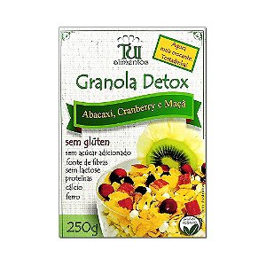 Granola Detox Sem Glúten e S/ Açúcar Tui Alimentos 250g