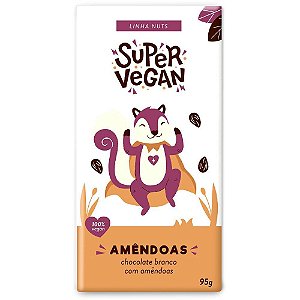 Chocolate Branco C/ Amêndoas Super Vegan 95g