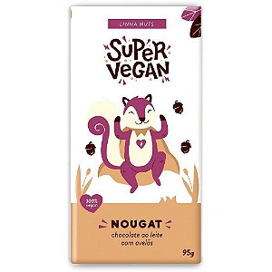 Chocolate ao Leite de Arroz C/ Avelãs Super Vegan 95g