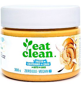 Pasta Castanha Caju Leite de Coco Eat Clean 300g