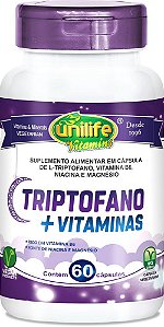 Triptofano + Vitaminas Unilife 60 Cápsulas de 400mg