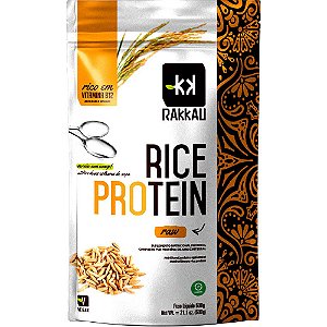 Rice Protein Natural Rakkau 600g - Vegano - Proteína Arroz