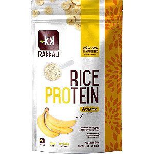 Rice Protein Banana Rakkau 600g - Vegano - Proteína De Arroz