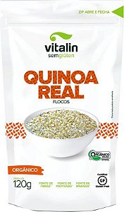 Quinoa Real em Flocos Orgânica Vitalin 120g