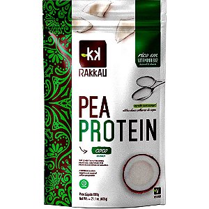 Pea Protein Coco Rakkau 600g - Vegano - Proteína de Ervilha