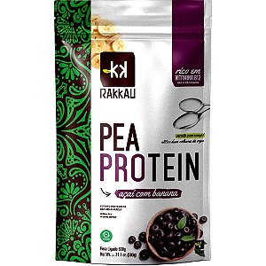Pea Protein Açaí E Banana Rakkau 600g Vegano Proteína