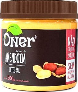 Pasta de Amendoim Integral Oner 500g
