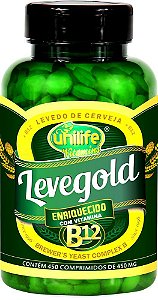 Levegold + B12 Unilife 450 Comprimidos - Vegano
