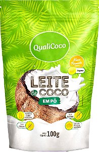 VAL: 12/06/2024 Leite de Coco em Pó Qualicoco 100g - Vegano