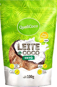 Leite de Coco em Pó Qualicoco 100g - Vegano