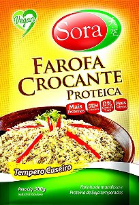 Farofa Crocante Proteica Tempero Caseiro Sora 300g