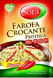 Farofa Crocante Proteica Picante Sora 300g