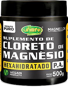 Cloreto de Magnésio Hexahidratado P.A. Unilife 500g - Vegano
