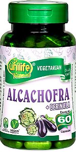 Alcachofra + Berinjela Unilife 60 cápsulas de 400mg