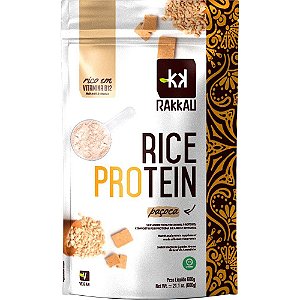 Rice Protein Paçoca Rakkau 600g - Vegano - Proteína De Arroz