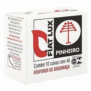 Pacote Caixa de Fósforo 10Un Fiat Lux