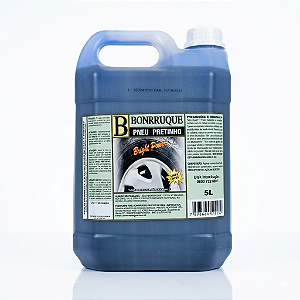 Pneu Pretinho 5L Bonrruque Brilhante e Duradouro Proteção Prolongada