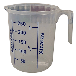 Jarra Medidora 250ml Erca Plast – Medidor Graduado Resistente para Líquidos