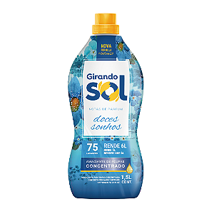 Amaciante Concentrado Doces Sonhos 1,5L Girando Sol