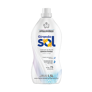 Amaciante Concentrado Hipoalergênico 1,5L Girando Sol