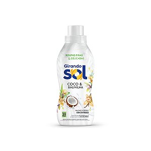 Amaciante Concentrado Coco e Baunilha 500ml Girando Sol